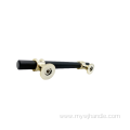 Simple Nordic wardrobe door handle pure black